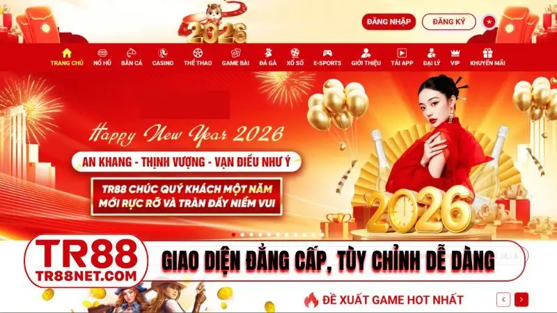 Giao diện đẳng cấp, tuỳ chỉnh dễ dàng