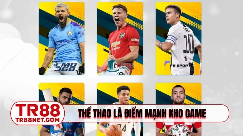 Thể thao là điểm mạnh trong kho game